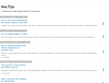 Tablet Screenshot of mactips.lotsaoxen.com